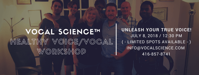 (Complete) July 8th healthy Voice/Vocal Workshop!